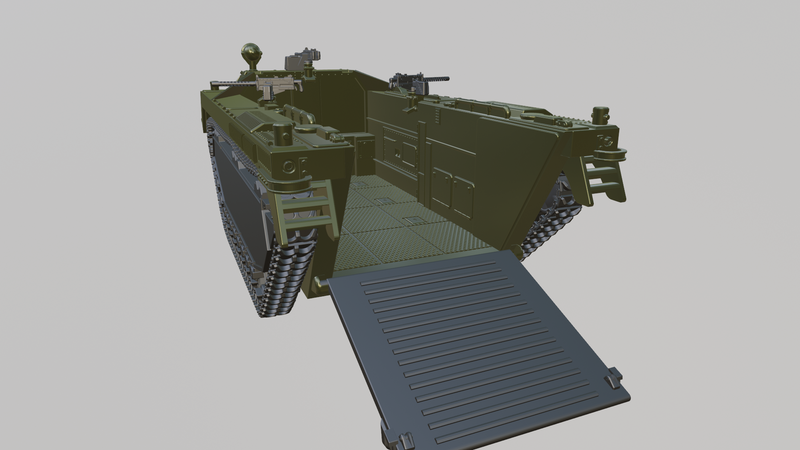 LVT-3 Bushmaster - US Army - 28mm Scale - Bolt Action - wargame3d
