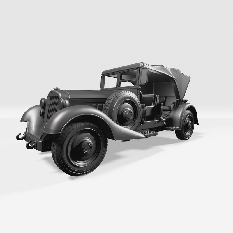 Horch 830 R Kübelwagen - WWII - German Army -  wargame3d - 28mm Scale