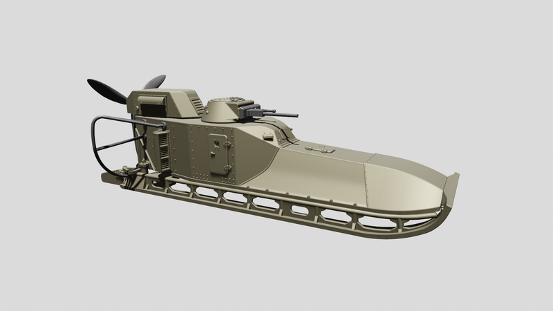 SKB-50_Aerosan-02SS - wargame3d- 28mm Scale - Russian Army - Bolt Action