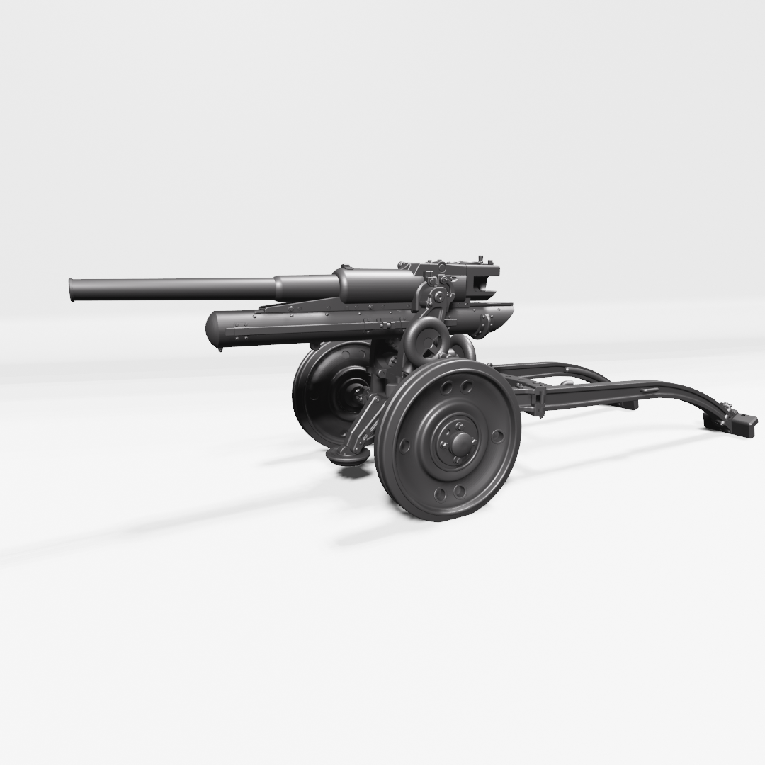 Bohler 47mm anti‑tank gun (Austria) - Fighting Vehicles of the East Indies Armies - UK Army - 28mm Scale -  wargame3d
