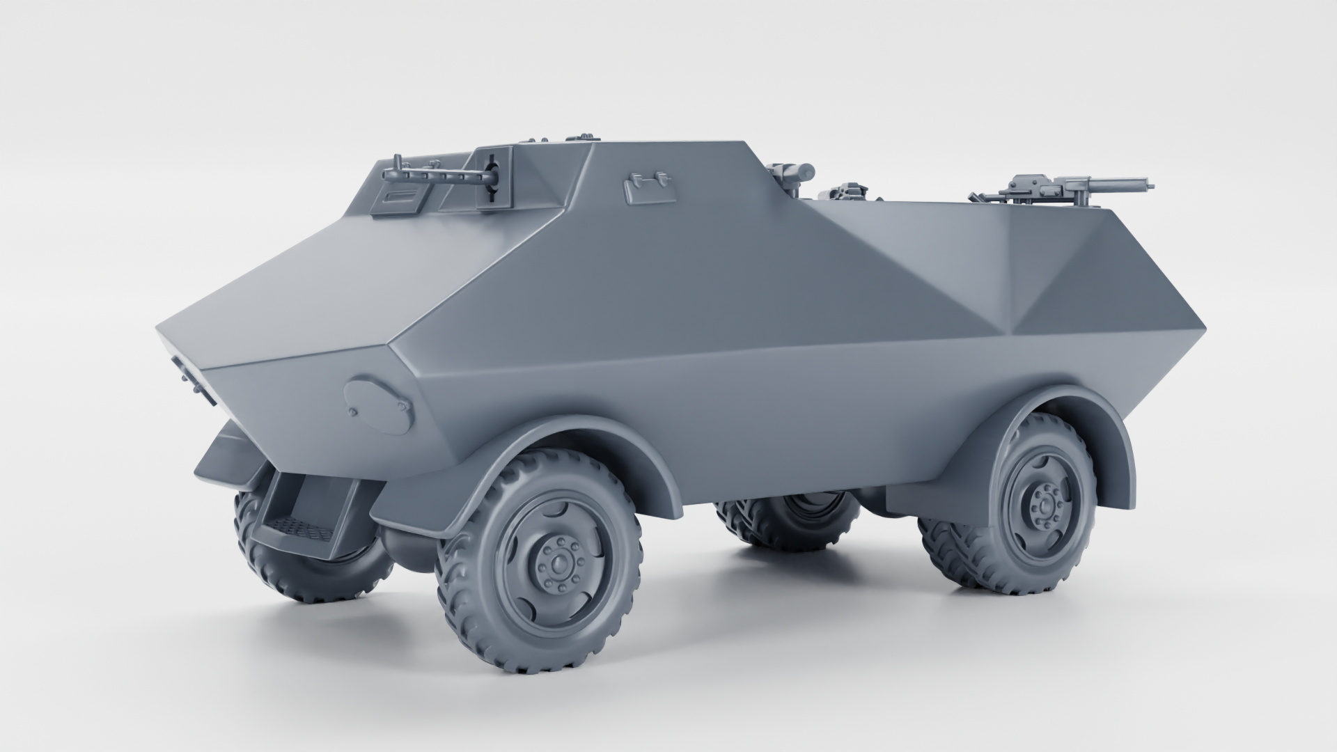 Braat Overvalwagen - Fighting Vehicles of the East Indies Armies - UK Army - 28mm Scale -  wargame3d