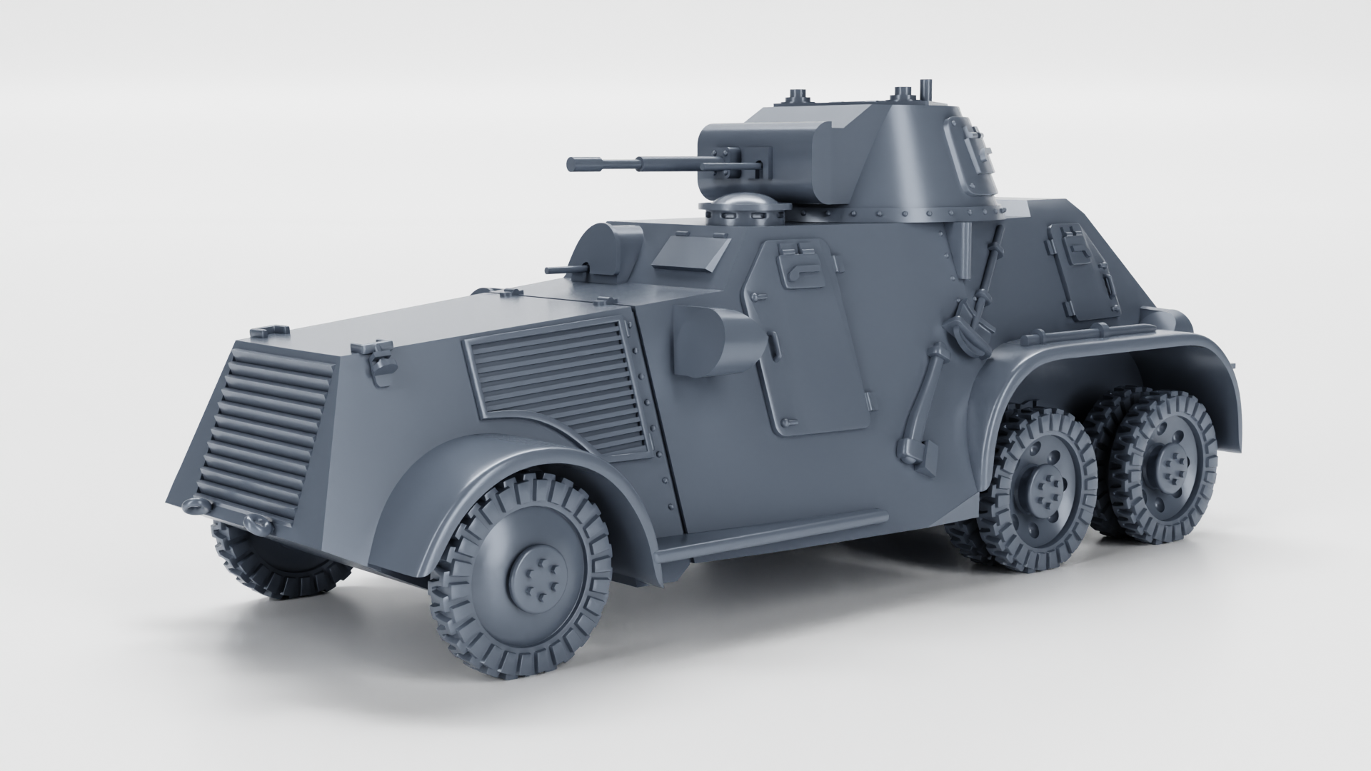 Landsverk L-180 - Other Nations Fighting Vehicles - 28mm Scale -  wargame3d