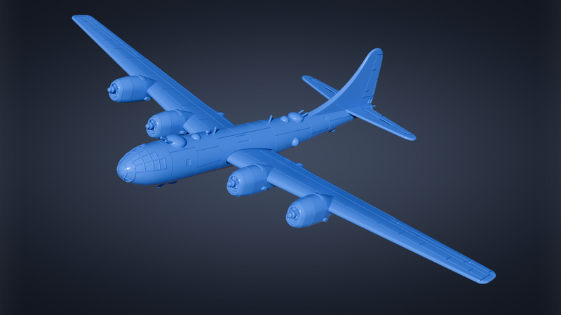 Boeing B-29 Superfortress - Korean War - 1/200 Scale - wargame3d