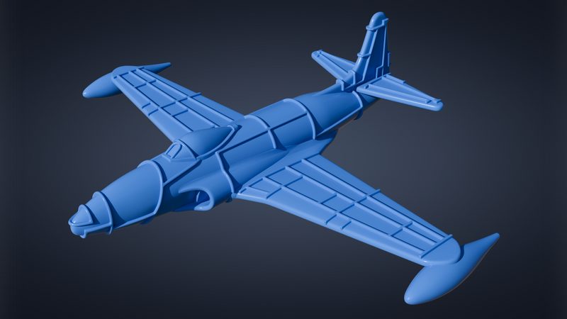 Lockheed P-80C Shooting star - Korean War - 1/200 Scale - wargame3d