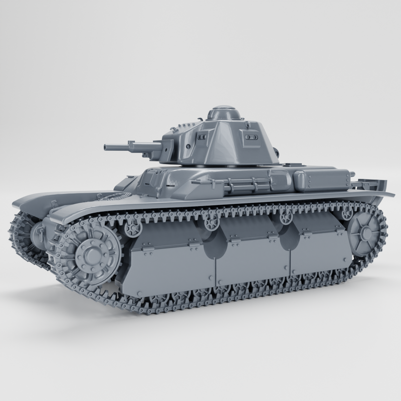 Light Tank Renault R40 - French Army - 28mm Scale -  wargame3d