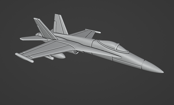 McDonnell Douglas FA-18 Hornet - Operation Desert Storm - 1/200 Scale - Bolt Action - wargame3d