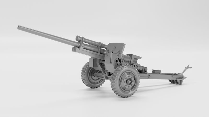 3in Anti tank Gun M5 - US Army - Bolt Action - wargame3d- 28mm Scale