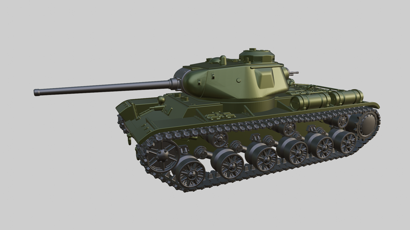 KV-85 Heavy Tank - Russian Army - Bolt Action - wargame3d- 28mm Scale