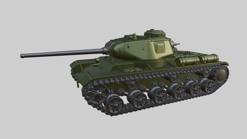 KV-85 Heavy Tank - Russian Army -  wargame3d- 28mm Scale