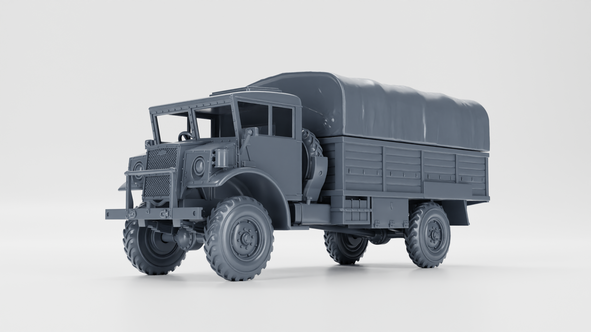 CMP C60L Heavy Truck (4x4, 3-ton) - Canadian Fighting Vehicles - 28mm Scale -  wargame3d