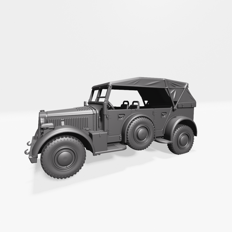 Horch 901 (Kfz.15) (Medium car) - WWII - German Army -  wargame3d - 28mm Scale