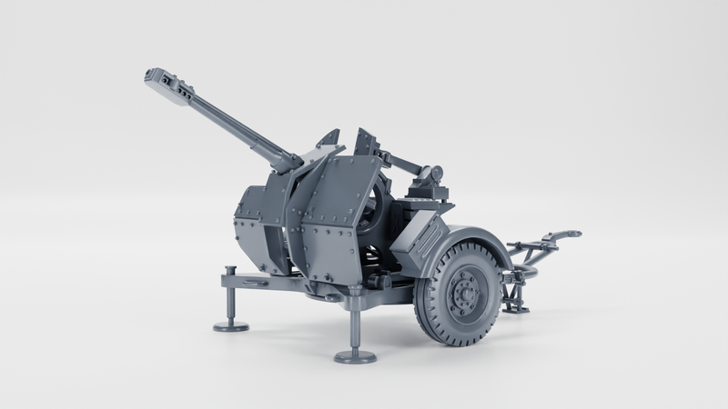 3cm Flak 38-103 Jaboshreck AA gun - WWII - German Army -  wargame3d - 28mm Scale