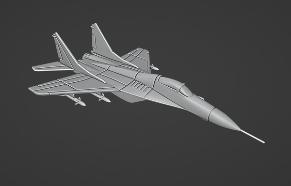 Mikoyan MiG-29 Fulcrum-A - Operation Desert Storm - 1/200 Scale - wargame3d