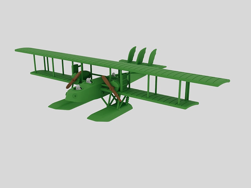 Borel-Odier B.O.2 (BO-T) - WWI Seaplanes - 1/144 Scale - wargame3d