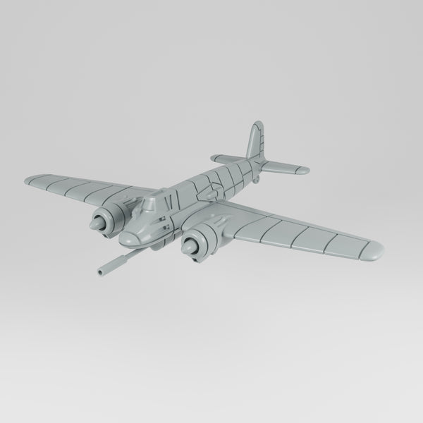 Henschel Hs 129 - WWII Battle Planes - 1/200 Scale - wargame3d