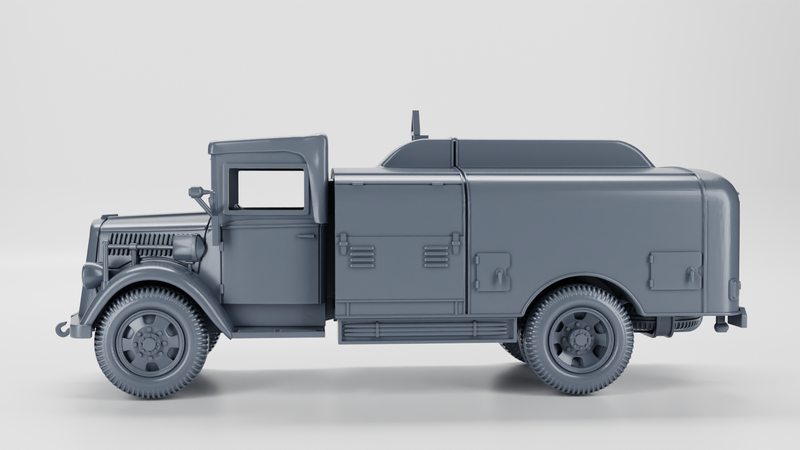 Opel Blitz Tankwagen - Kfz.385 - Germany - Bolt Action - wargame3d - 28mm Scale