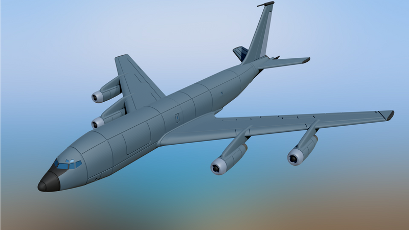 Boeing KC-135A Stratotanker - Operation Desert Storm - 1/200 Scale - wargame3d