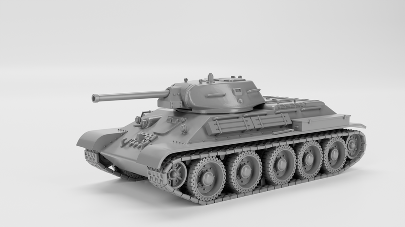 T34-76 model 1941 - Russian Army -  wargame3d- 28mm Scale