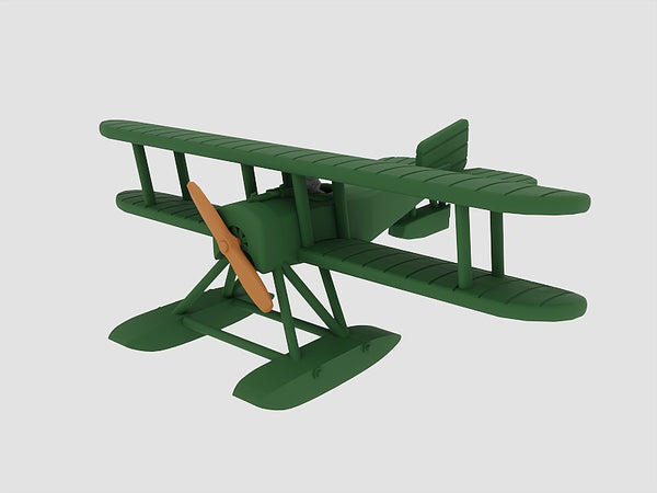 Fairey Hamble Baby - WWI Seaplanes - 1/144 Scale - wargame3d