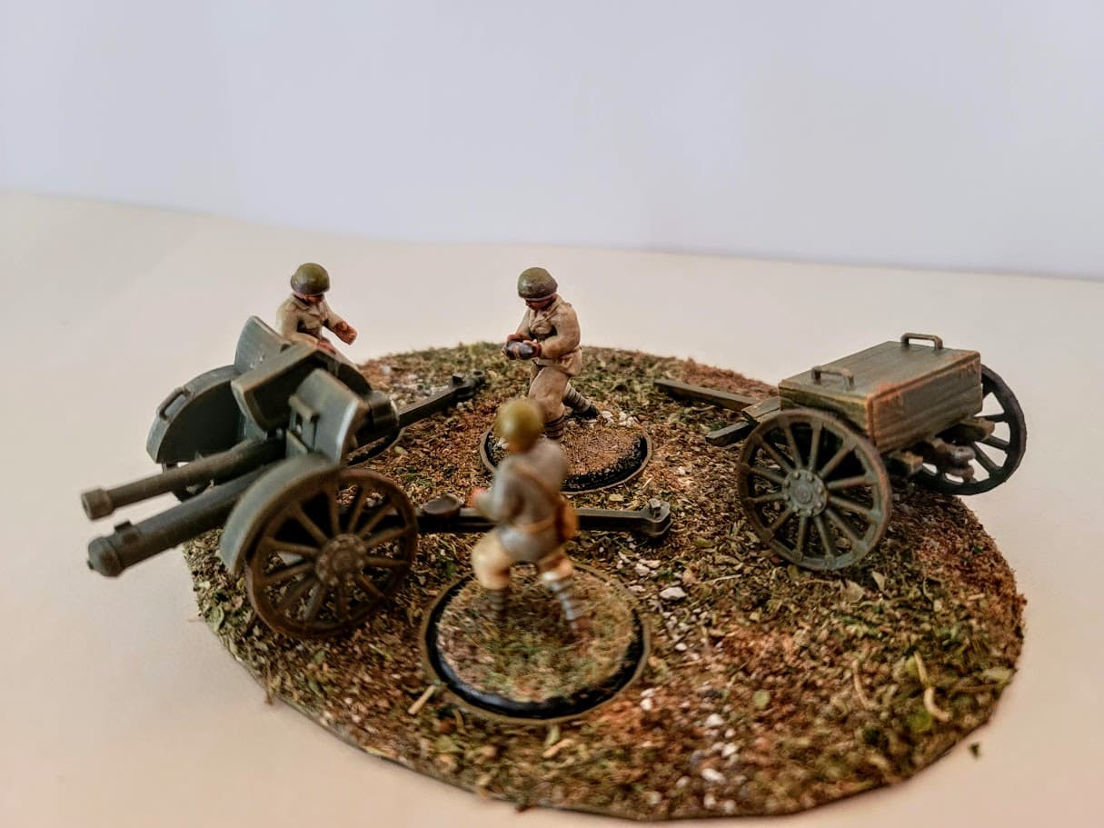 Italian Model 11 75-27 - Voloire Horse Artillery - Resin 28mm Miniatures -  Deweycat