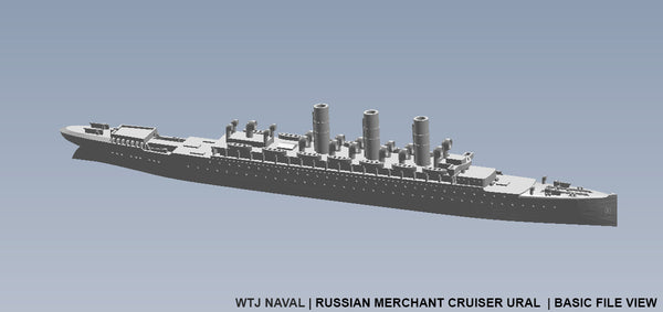 Ural - Russian Navy - Pre Dreadnought Era - Wargaming - Axis and Allies - Naval Miniature - Victory at Sea - Warships