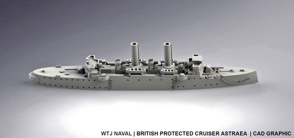 Astraea - UK Royal Navy - Pre Dreadnought Era - Naval Miniature - Victory at Sea