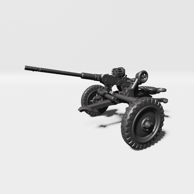 AA gun Bofors 20mm (Lvakan m40) - Other Nations Fighting Vehicles - 28mm Scale -  wargame3d