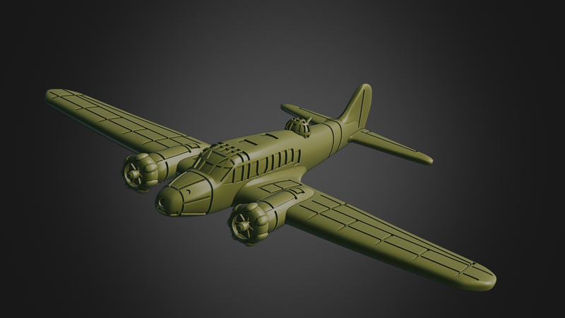 Avro Anson Mk.I - Battle Planes of WWII - 1/200 Scale - wargame3d