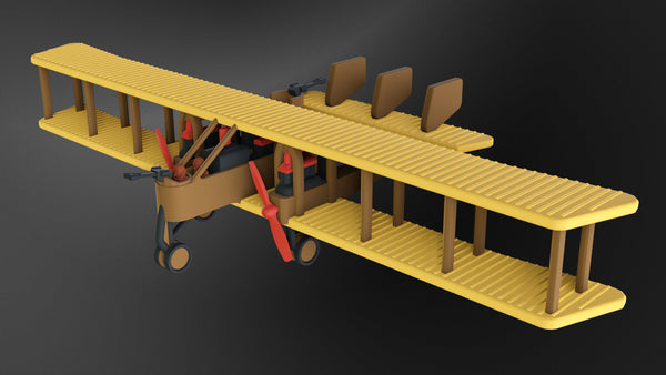 Caproni Ca.3 - WWI Bomber Planes - 1/144 Scale - wargame3d