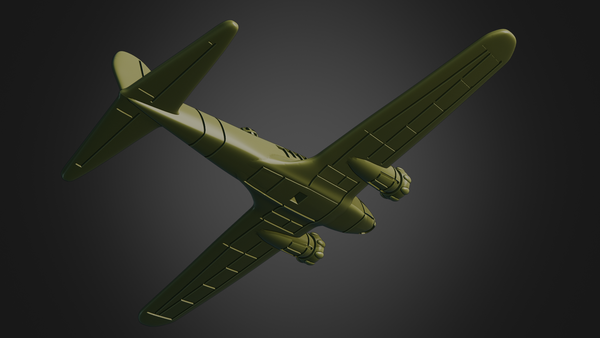 Avro Anson Mk.I - Battle Planes of WWII - 1/200 Scale - wargame3d