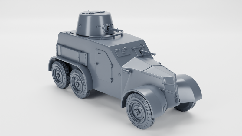 Armored car Tatra OA vz.30 - Other Nations Fighting Vehicles - 28mm Scale - Bolt Action - wargame3d