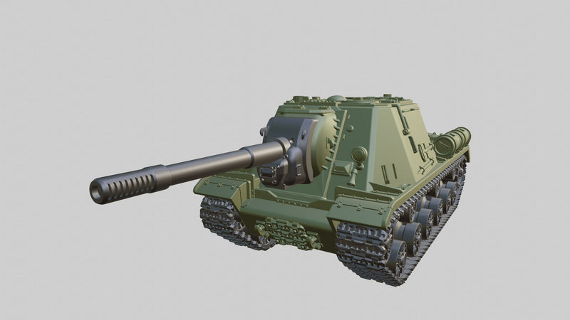 ISU-152 Heavy SPG (Zveroboy) - wargame3d- 28mm Scale - Russian Army - Bolt Action