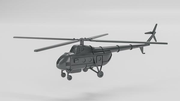 Mil Mi-4 - Cold War Jets and Helicopters - 1/200 Scale - wargame3d