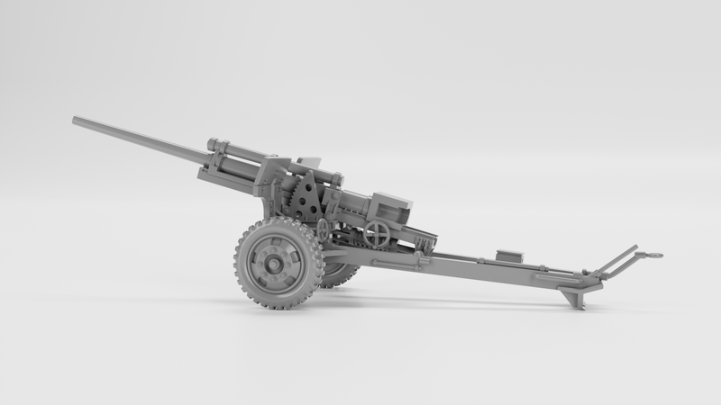 3-inch Anti-tank Gun M5 - US Army - 28mm Scale - Bolt Action - wargame3d