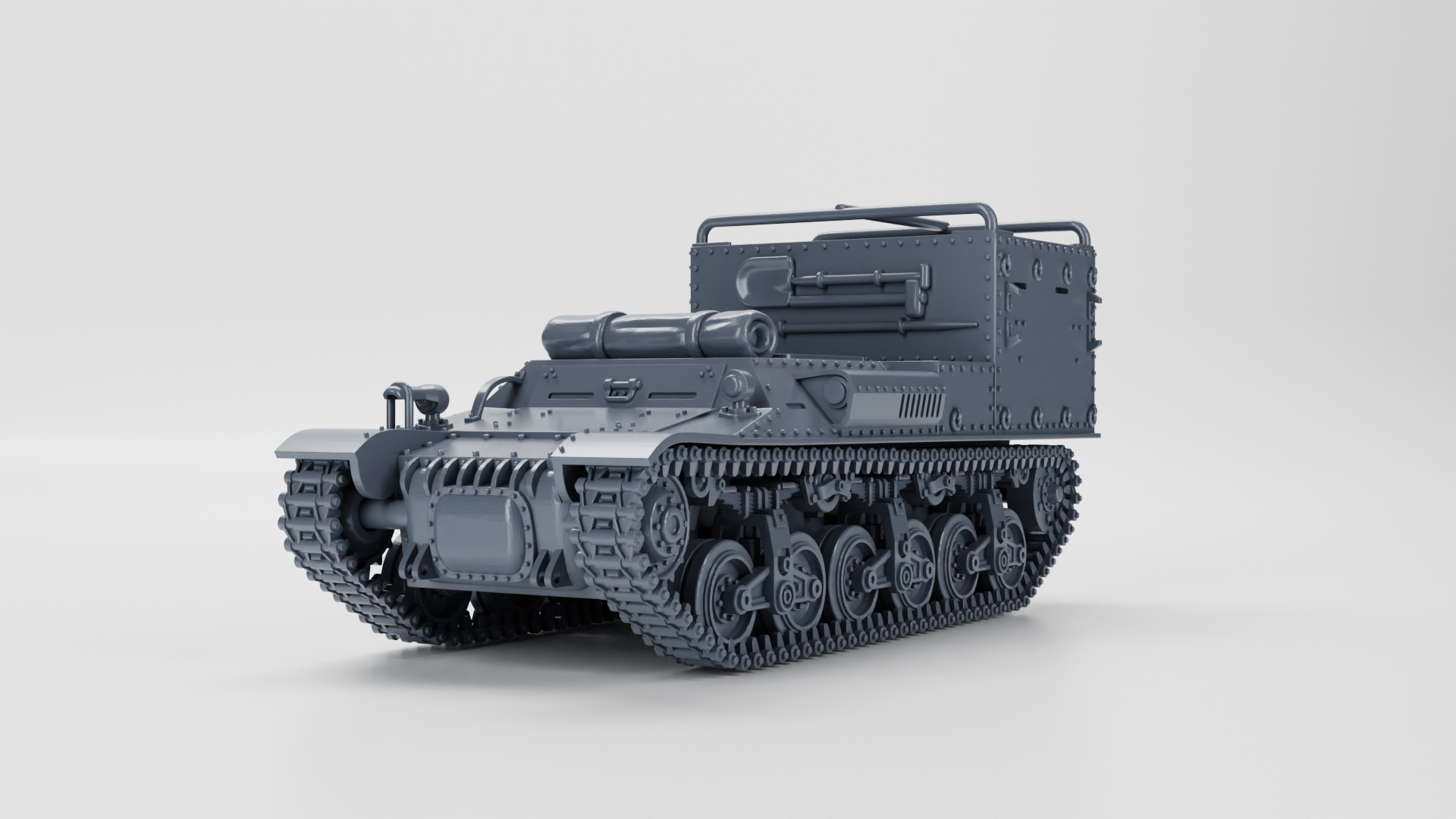 Beobachtungspanzer auf Lorraine Schlepper(f) - WWII - German Army -  wargame3d - 28mm Scale