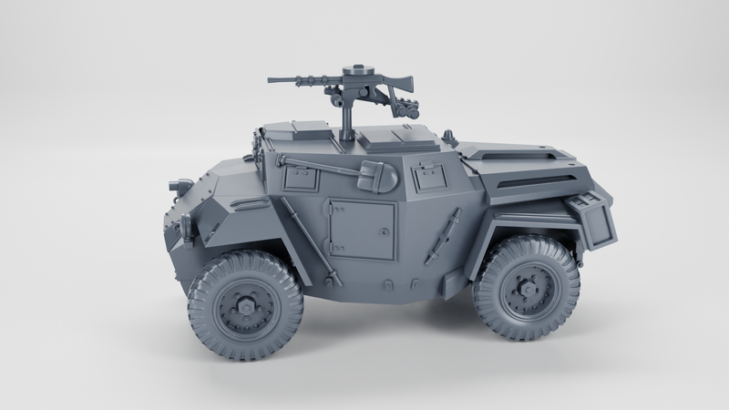 Humber Scout Car Mk.I - UK Army - 28mm Scale - Bolt Action - wargame3d