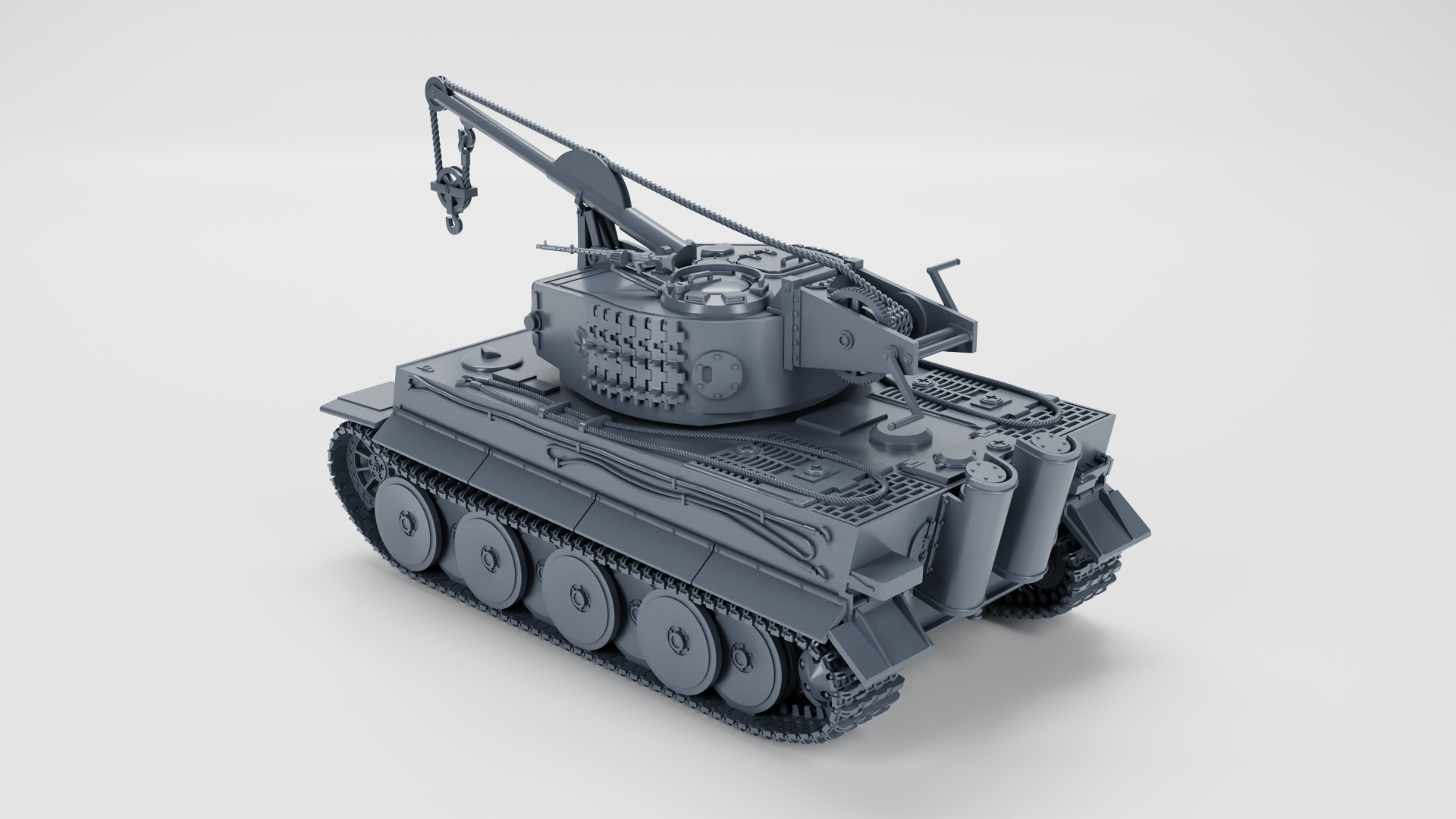 Ladungsleger Tiger (Sd.Kfz.185) - WWII - German Army -  wargame3d- 28mm Scale