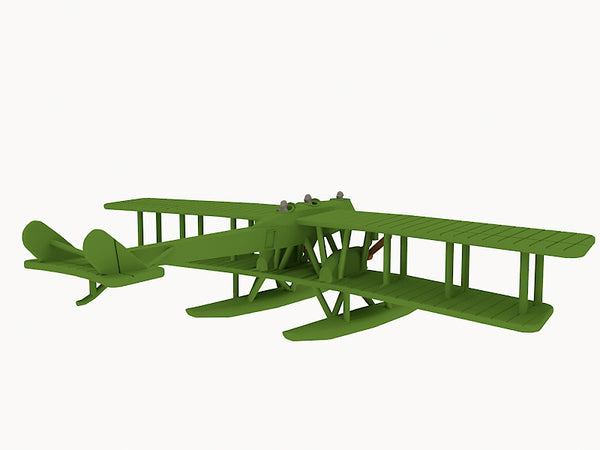 Gotha_G1 (seaplane) - WWI Bomber Planes - 1/144 Scale - wargame3d