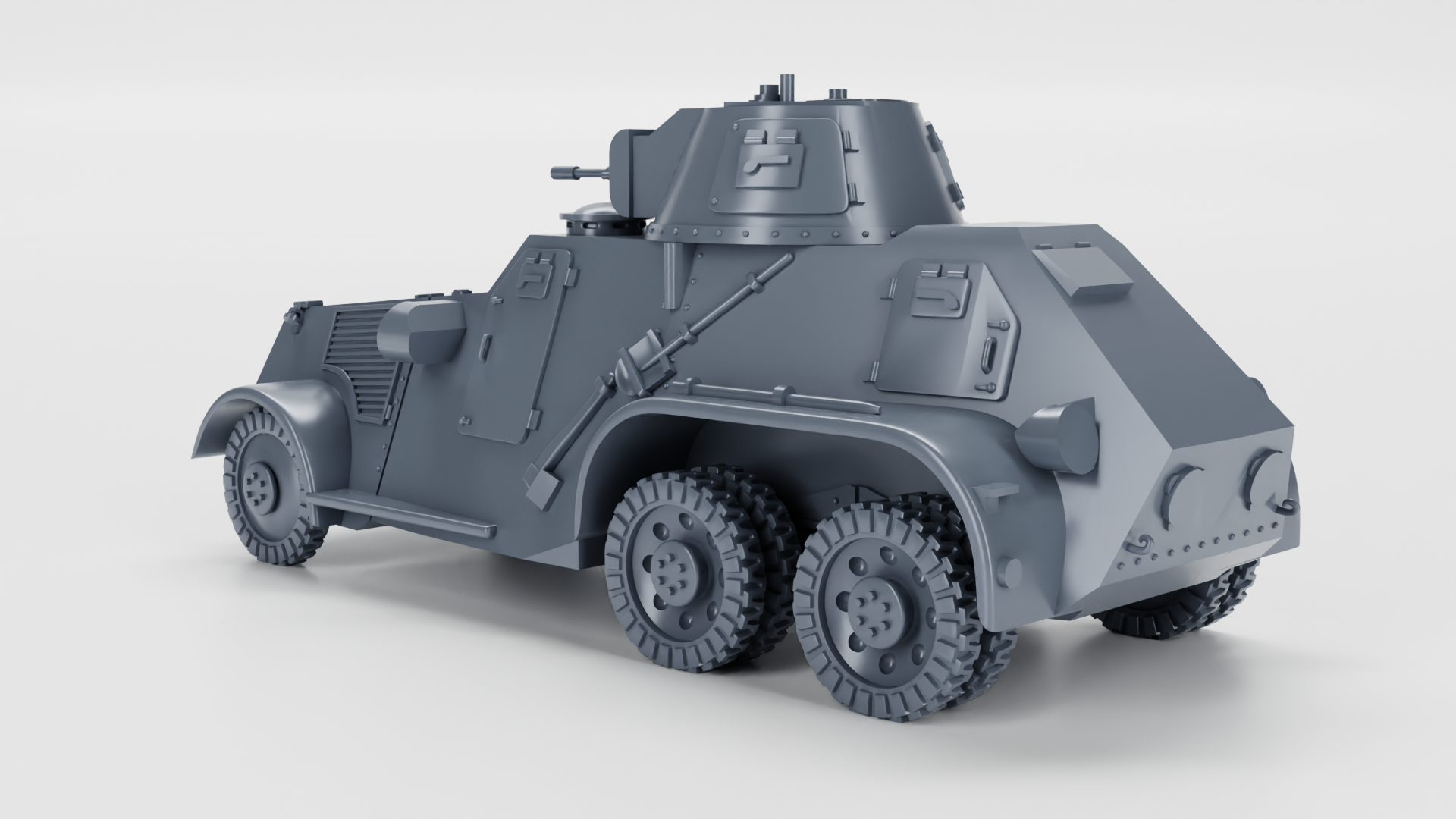 Landsverk L-180 - Other Nations Fighting Vehicles - 28mm Scale -  wargame3d