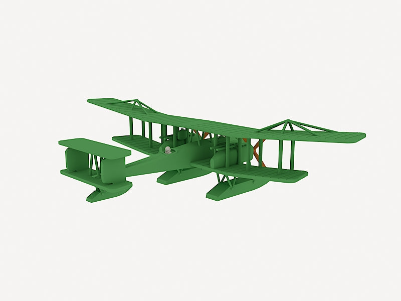 Blackburn Kangaroo GP (seaplane) - WWI Bomber Planes - 1/144 Scale - wargame3d