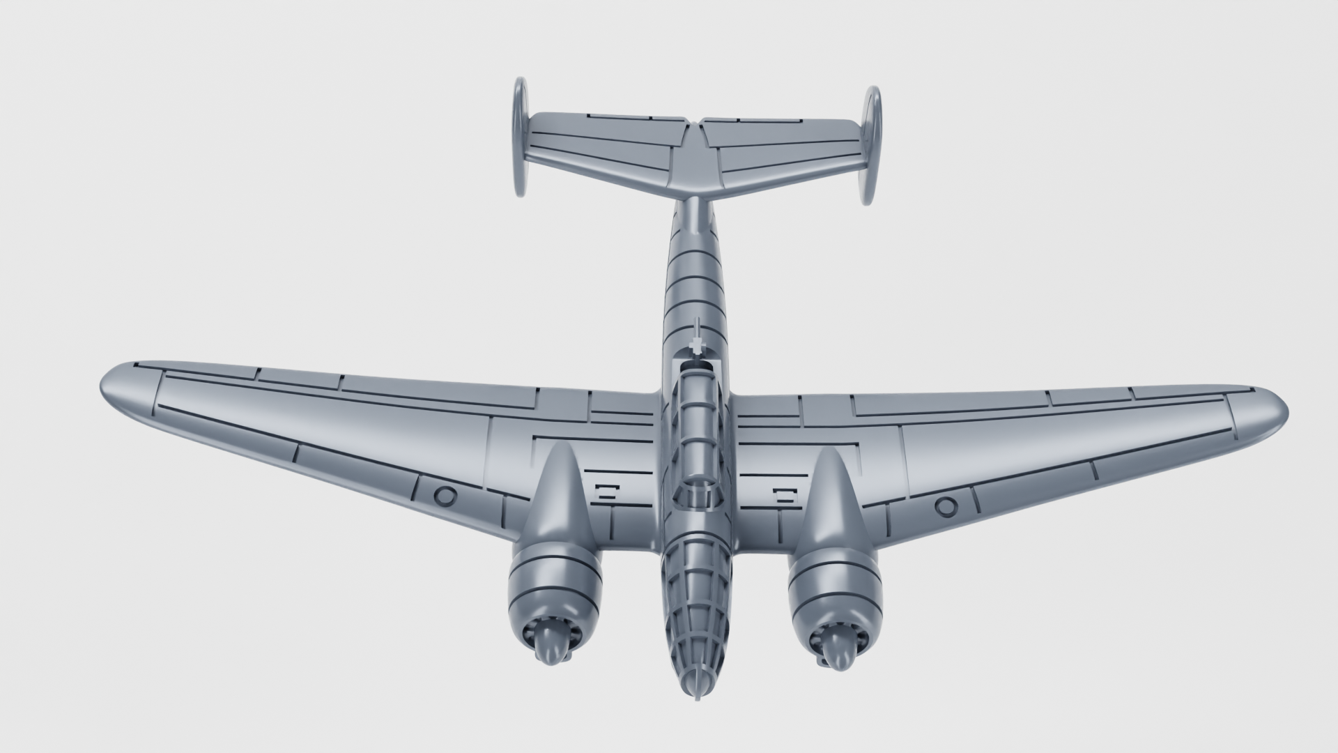 Bloch MB.174 - French Aircraft of WWII - 1:200 Scale - Great for Table Top War Games and Dioramas - Resin -  wargame3d