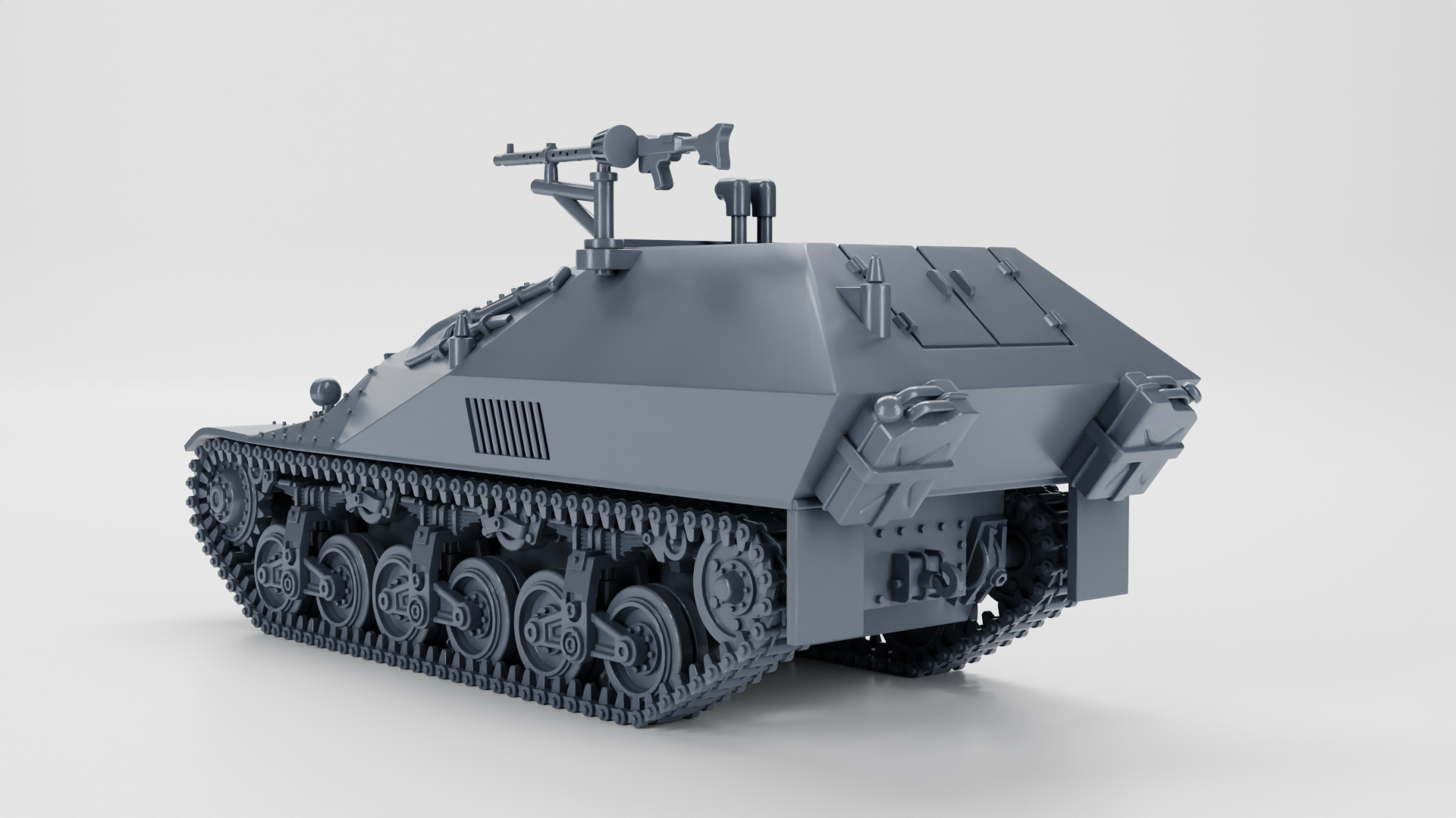 Grosser Funk und Beobachtungswagen auf GW Lorraine Schlepper (f) - WWII - German Army -  wargame3d - 28mm Scale