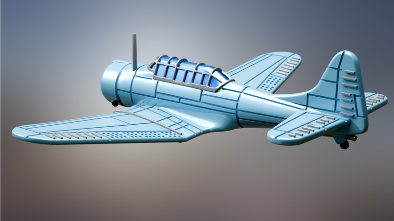 Douglas SBD Dauntless - Aircraft of Varsity Operation - 1/200 Scale - wargame3d