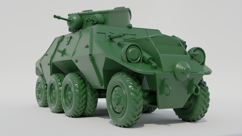 Steyr ADGZ Armoured Car - German Army - 28mm Scale - Bolt Action - wargame3d