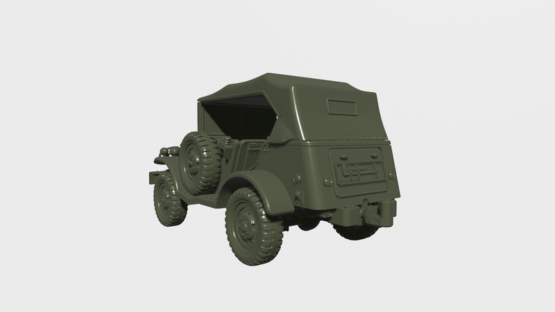 Dodge WC-56 - US Army - Bolt Action - wargame3d - 28mm Scale