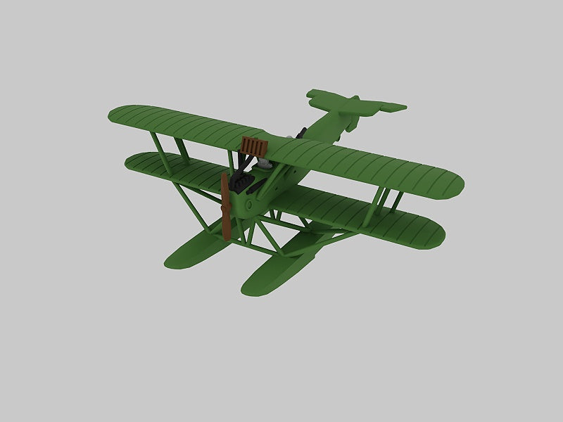 Hansa-Brandenburg W12 - WWI Seaplanes - 1/144 Scale - wargame3d