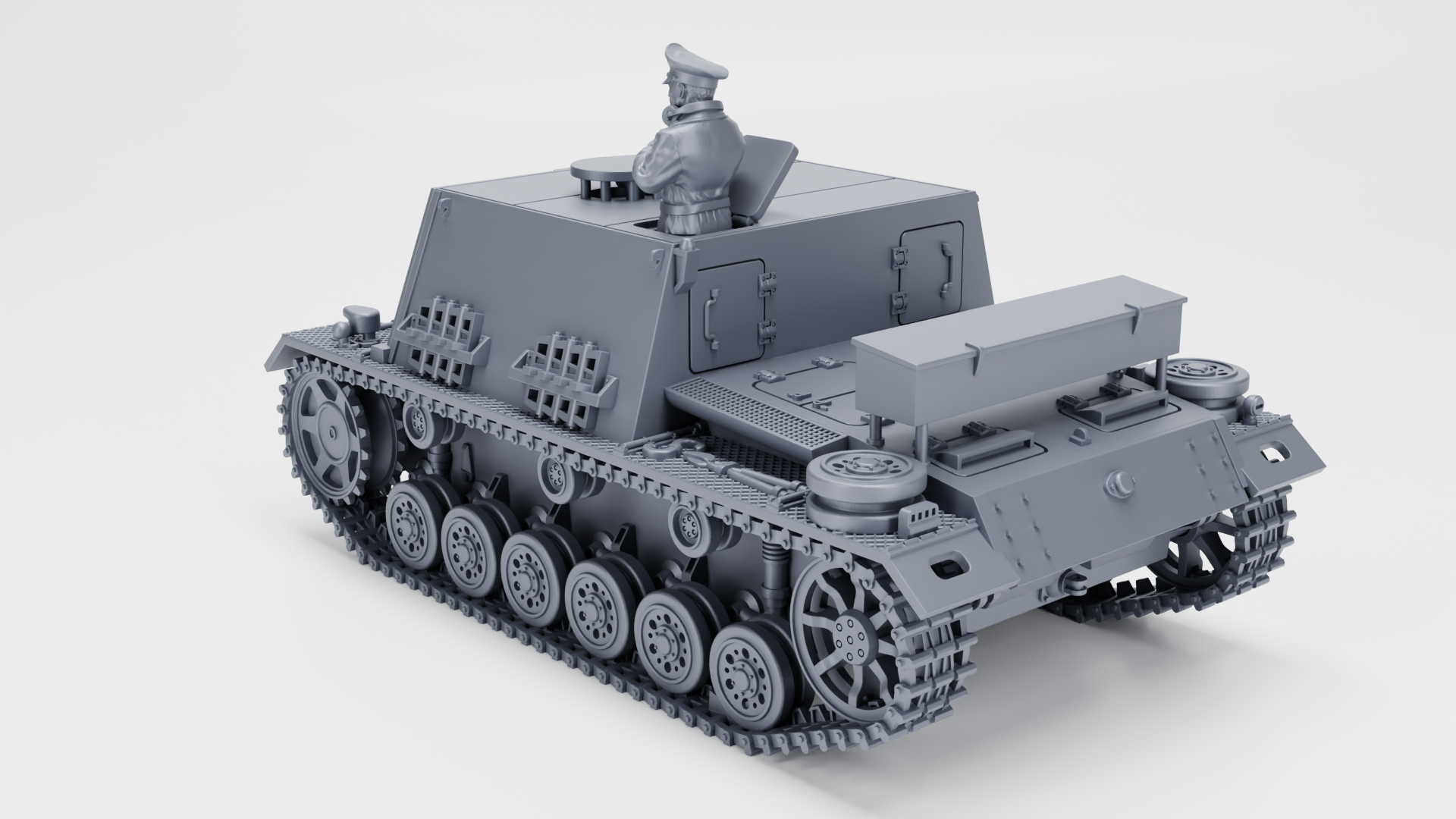 STUG 33b - German Sturmpanzers of WWII - WWII - German Army -  wargame3d - 28mm Scale