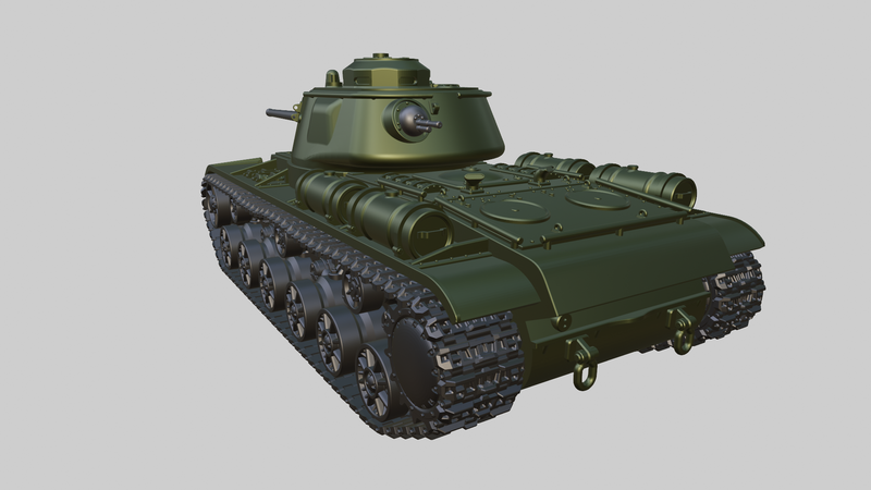 KV-85 Heavy Tank - Russian Army - Bolt Action - wargame3d- 28mm Scale