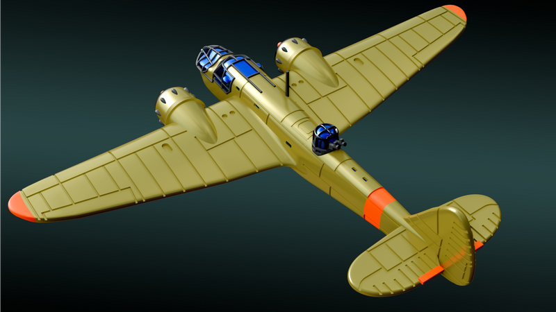 Bristol Blenheim Mk.IV - Aircraft of Varsity Operation - 1/200 Scale - wargame3d