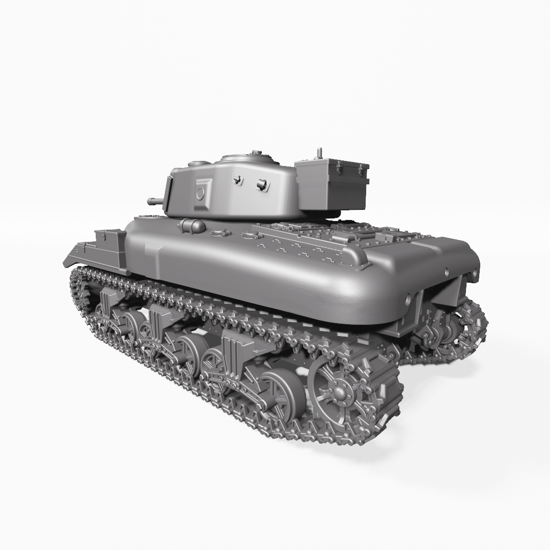 Ram Mk.II Late (6-Pounder) - Canadian Fighting Vehicles - 28mm Scale -  wargame3d